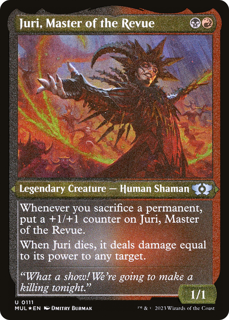 Juri, Master of the Revue (Foil Etched)  [Foil]  (MUL-111) - [Multiverse Legends] - Trinity Hobby