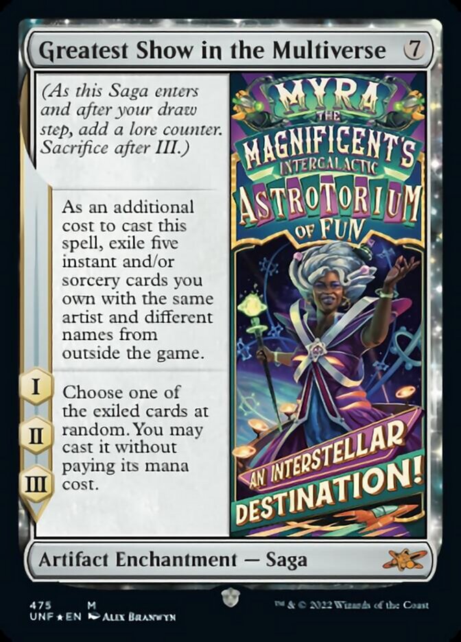Greatest Show in the Multiverse (Galaxy Foil) [Unfinity] - Trinity Hobby