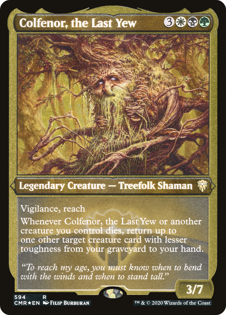 Colfenor, the Last Yew (Etched) [Commander Legends] - Trinity Hobby