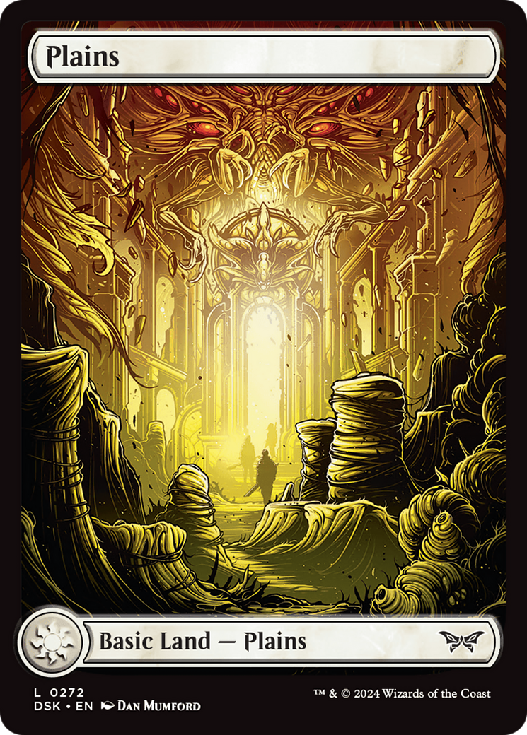 Plains (272) - Full Art [Duskmourn: House of Horror] - Trinity Hobby