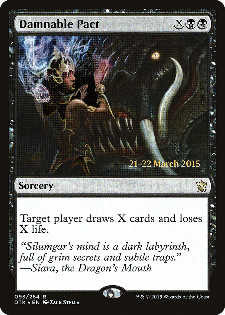 Damnable Pact [Dragons of Tarkir Prerelease Promos] - Trinity Hobby