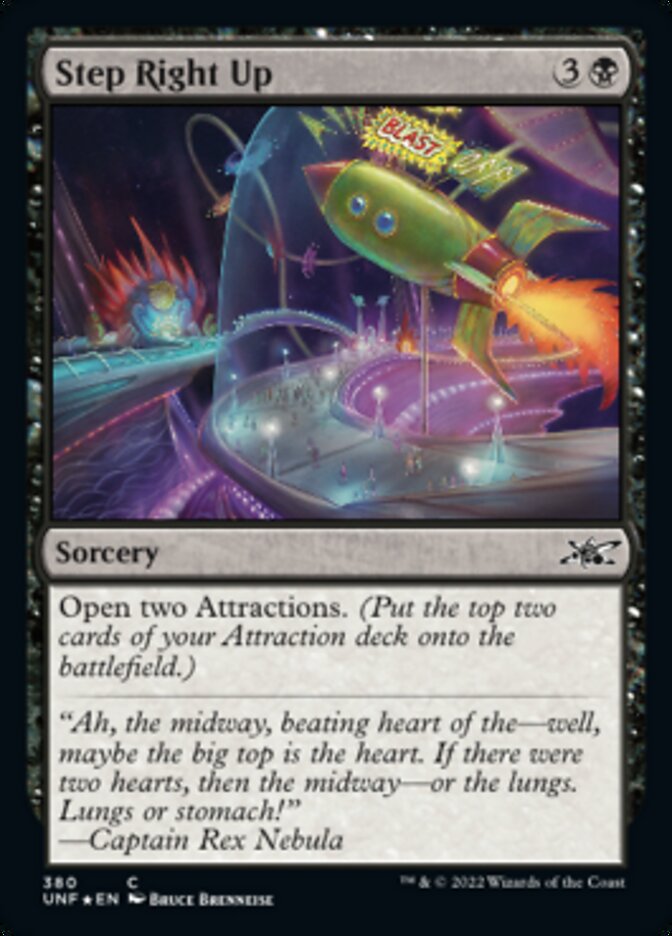Step Right Up (Galaxy Foil) [Unfinity] - Trinity Hobby