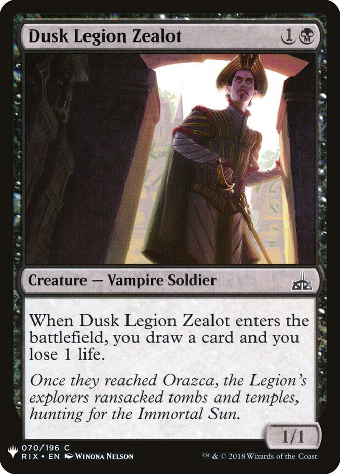 Dusk Legion Zealot [Mystery Booster] - Trinity Hobby