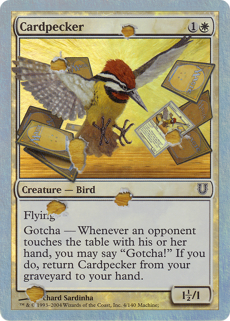 Cardpecker (Alternate Foil) [Unhinged] - Trinity Hobby