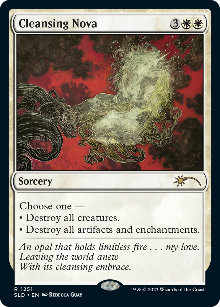 Cleansing Nova  [Foil]  (SLD-1251) - [Secret Lair Drop] - Trinity Hobby