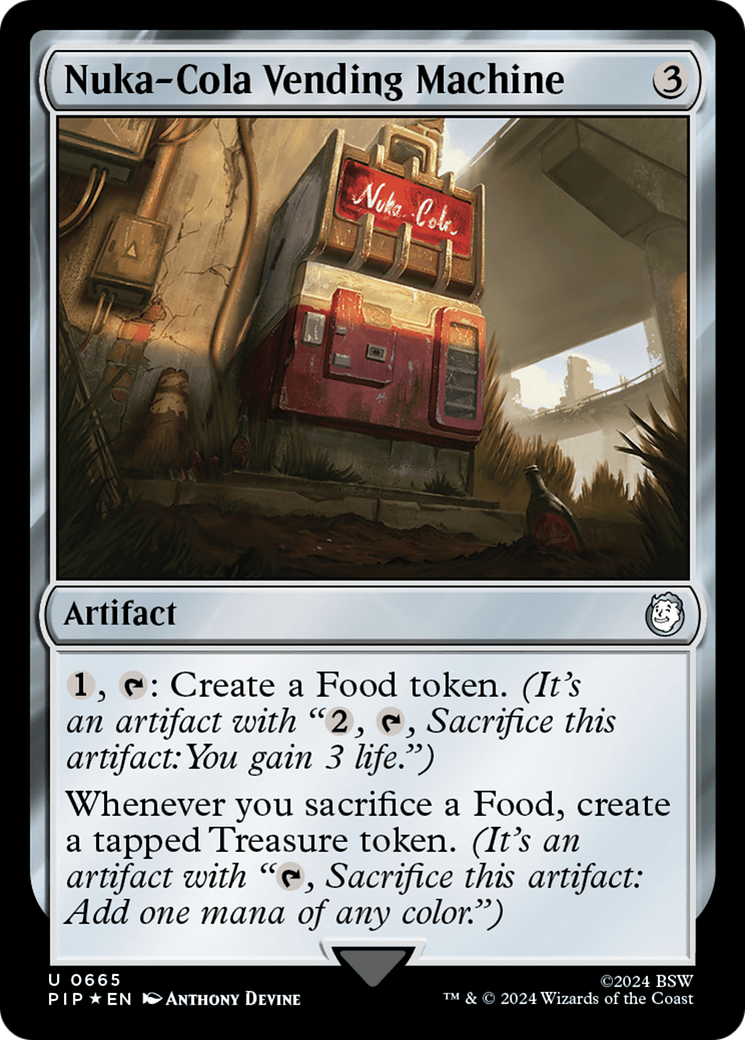 Nuka-Cola Vending Machine (Surge Foil) [Fallout] - Trinity Hobby