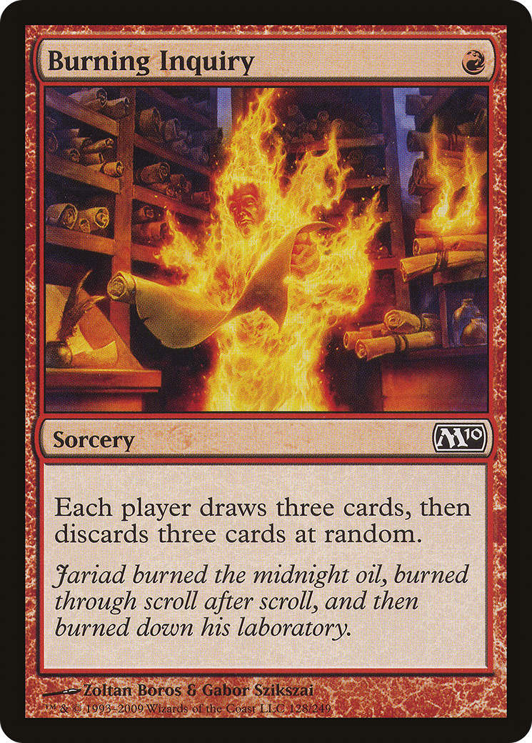 Burning Inquiry [Magic 2010] - Trinity Hobby