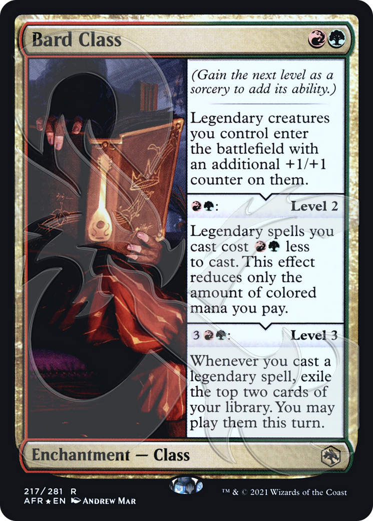 Bard Class (Ampersand Promo) [Dungeons & Dragons: Adventures in the Forgotten Realms Promos] - Trinity Hobby