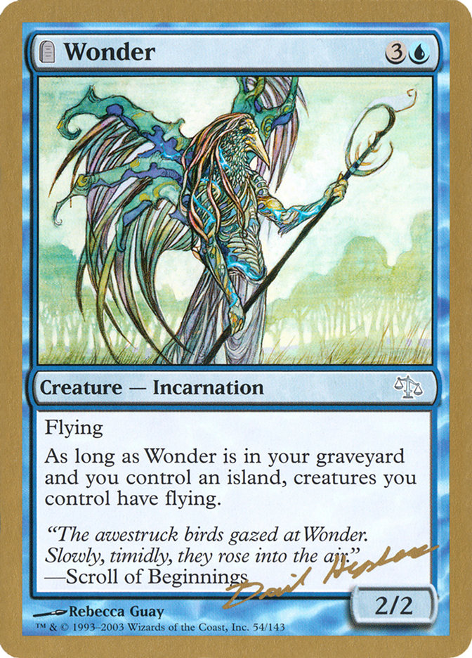 Wonder (Dave Humpherys) [World Championship Decks 2003] - Trinity Hobby