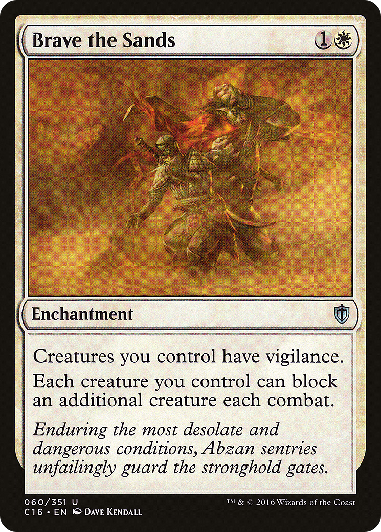 Brave the Sands [Commander 2016] - Trinity Hobby