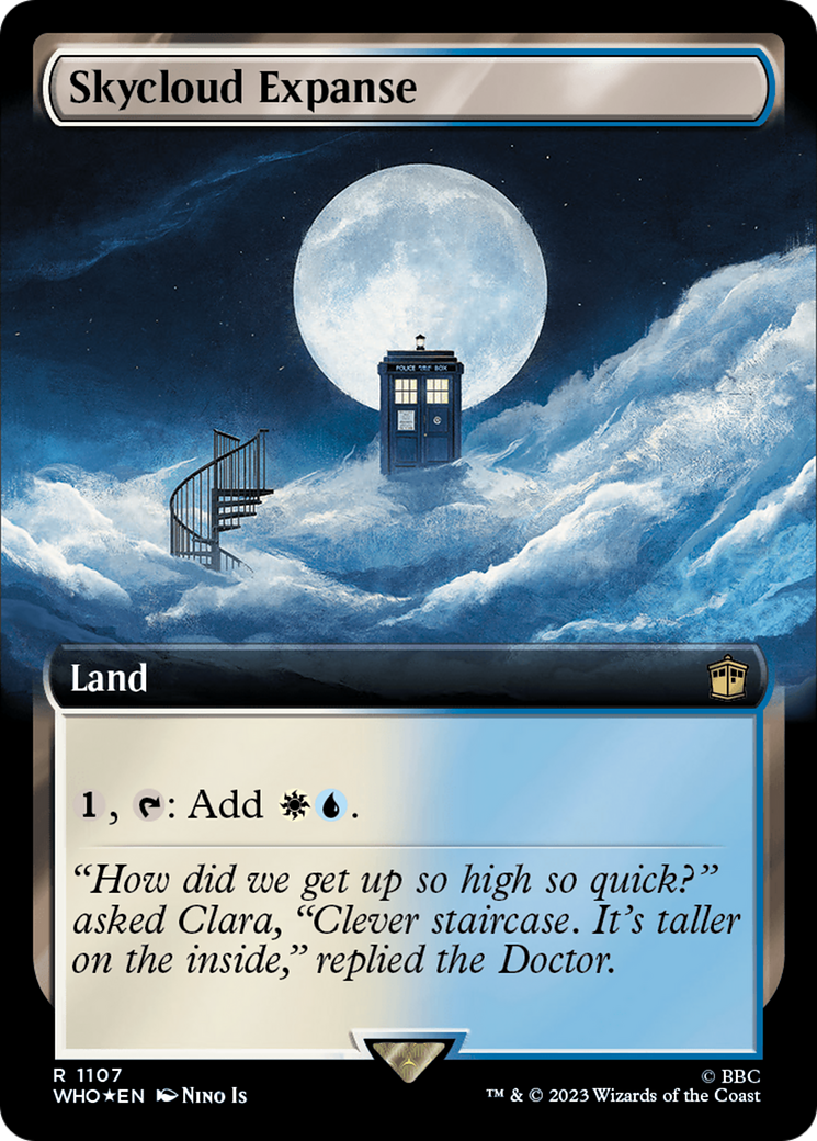 Skycloud Expanse (Extended Art) (Surge Foil) [Doctor Who] - Trinity Hobby