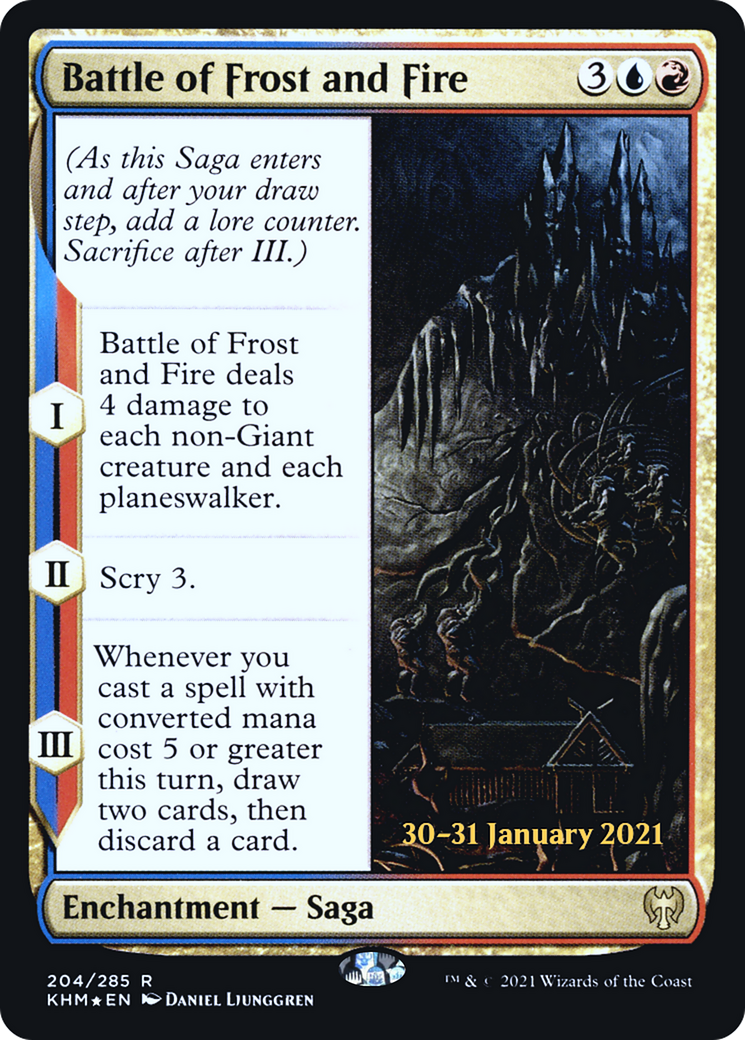 Battle of Frost and Fire [Kaldheim Prerelease Promos] - Trinity Hobby