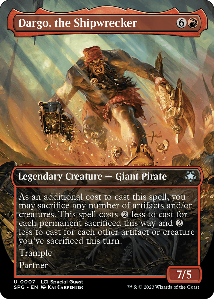 Dargo, the Shipwrecker (Borderless) [The Lost Caverns of Ixalan Special Guests] - Trinity Hobby