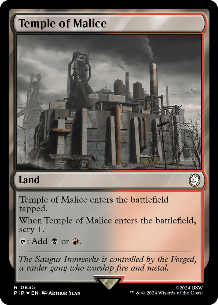 Temple of Malice (Surge Foil) [Fallout] - Trinity Hobby