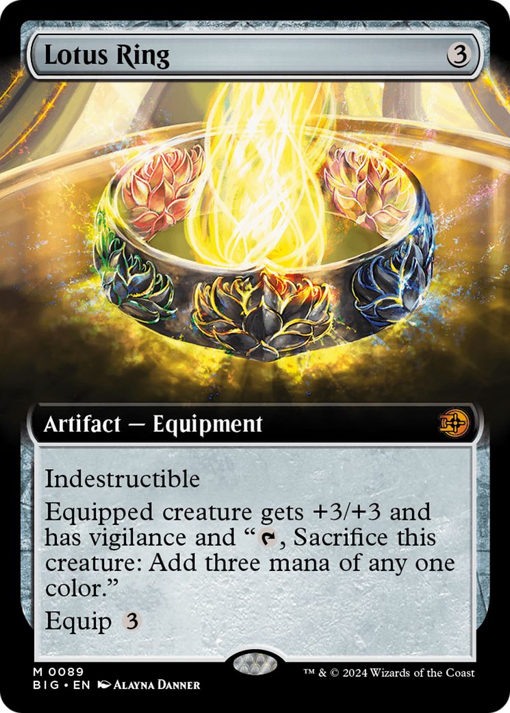 Lotus Ring (Extended Art) [Outlaws of Thunder Junction: The Big Score] - Trinity Hobby