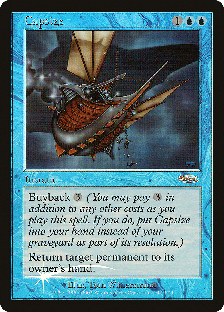 Capsize [Friday Night Magic 2003] - Trinity Hobby