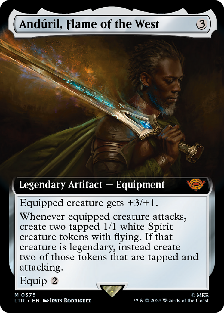 Anduril, Flame of the West (Extended Art) [The Lord of the Rings: Tales of Middle-Earth] - Trinity Hobby