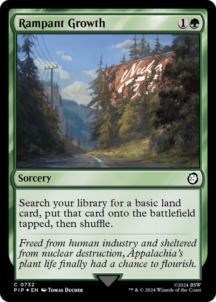 Rampant Growth (Surge Foil) [Fallout] - Trinity Hobby