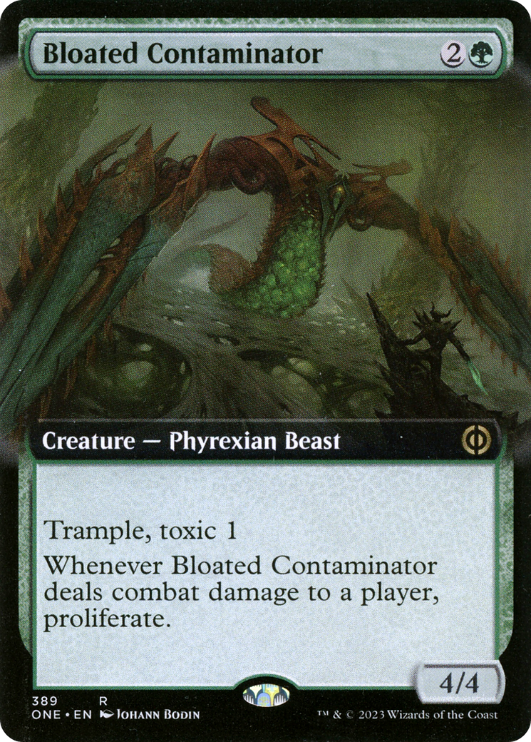 Bloated Contaminator (Extended Art) [Phyrexia: All Will Be One] - Trinity Hobby