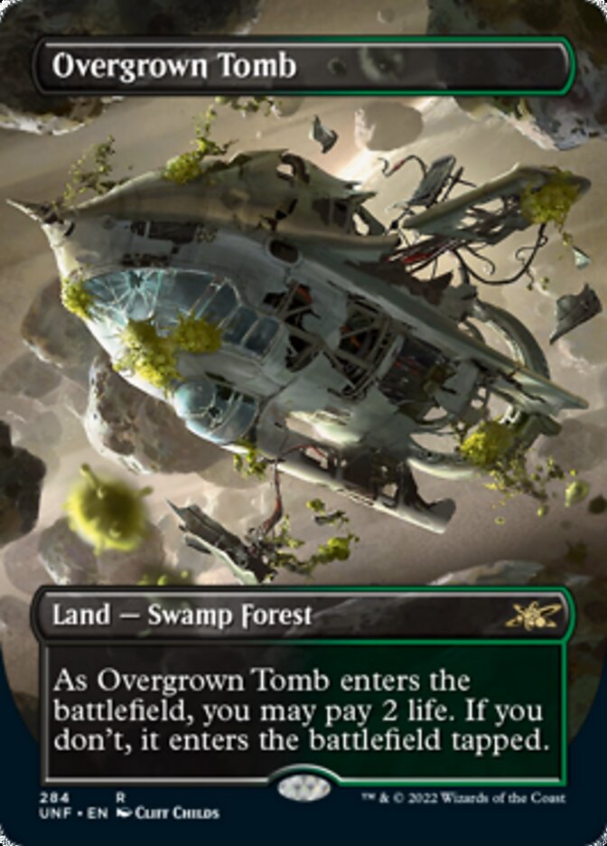 Overgrown Tomb (Borderless) [Unfinity] - Trinity Hobby