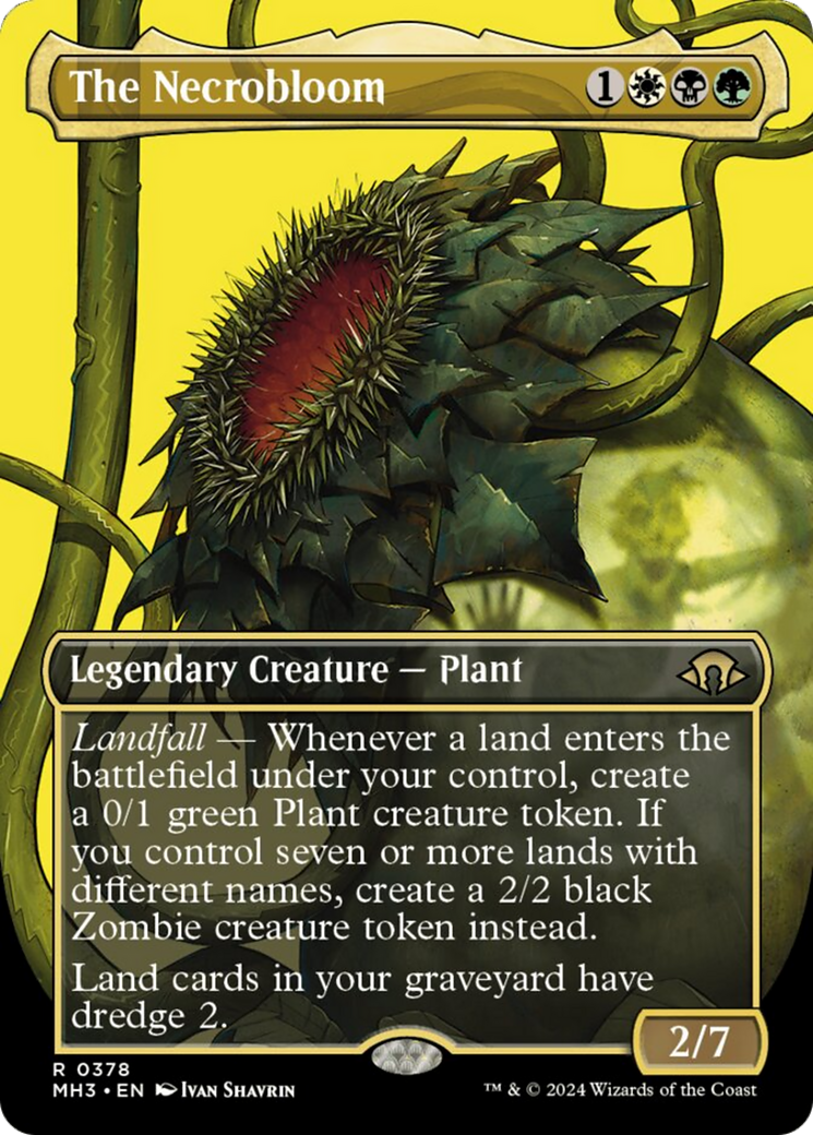 The Necrobloom (Borderless) [Modern Horizons 3] - Trinity Hobby