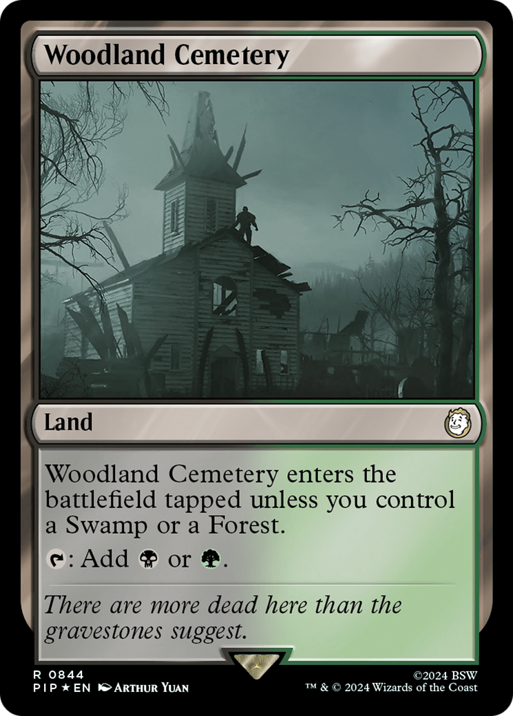 Woodland Cemetery (Surge Foil) [Fallout] - Trinity Hobby