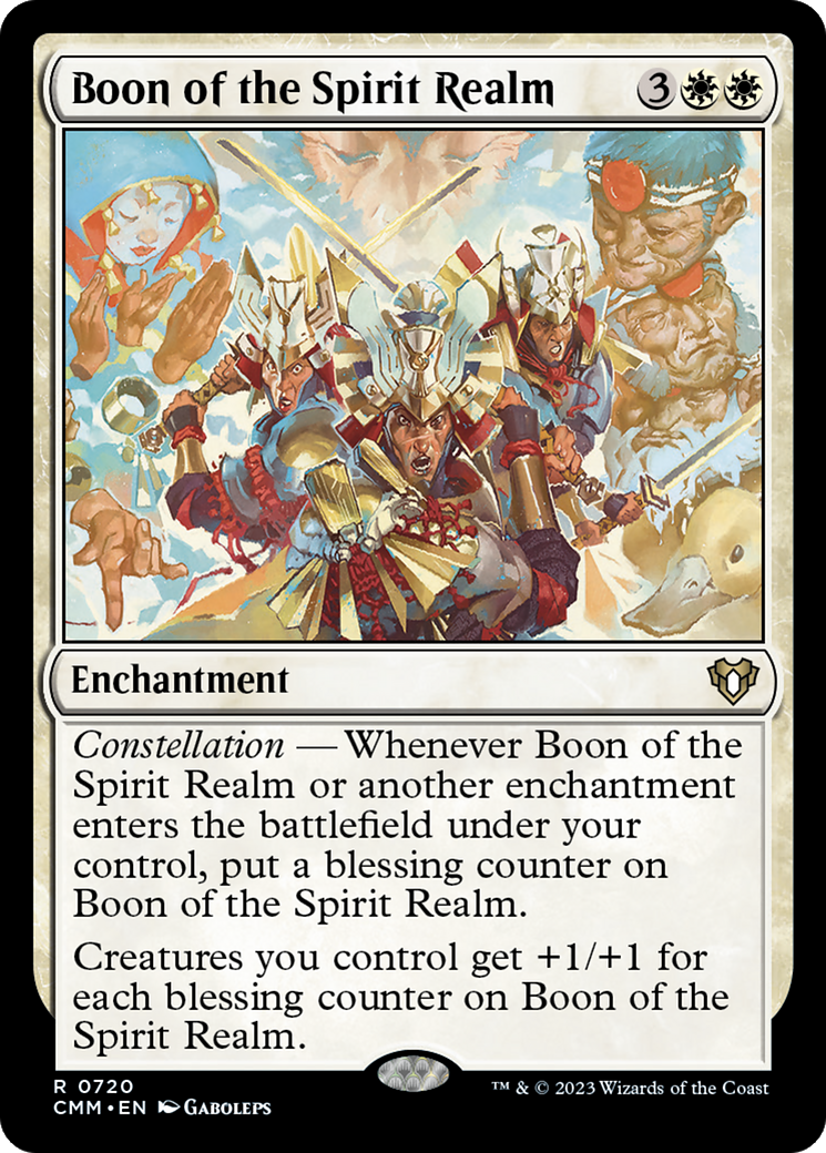 Boon of the Spirit Realm [Commander Masters] - Trinity Hobby
