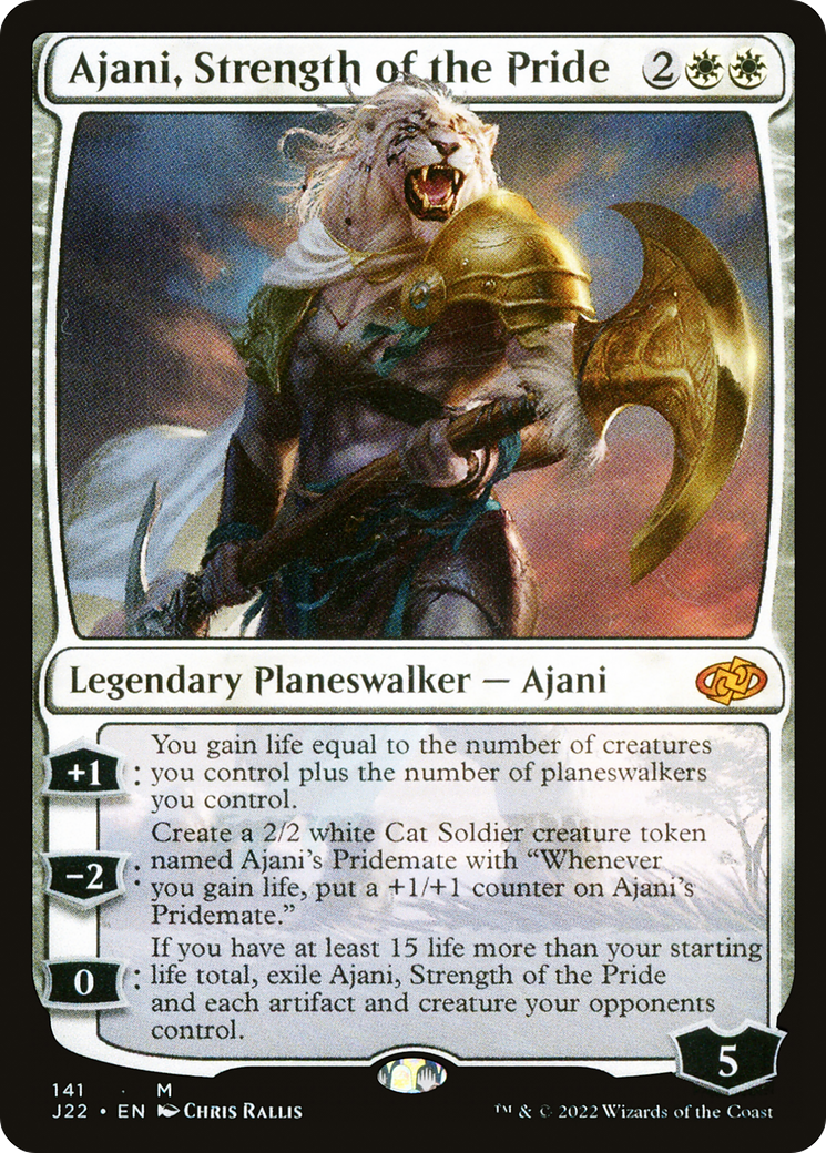Ajani, Strength of the Pride [Jumpstart 2022] - Trinity Hobby