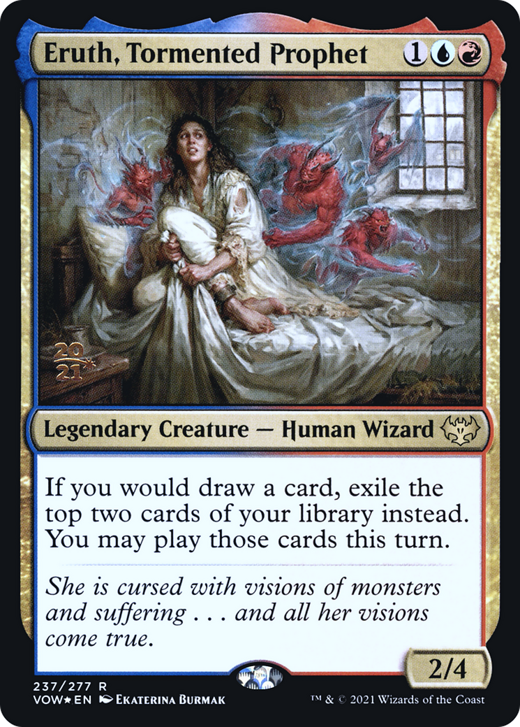 Eruth, prophète tourmenté [Innistrad : Promos d'avant-première de Crimson Vow] 