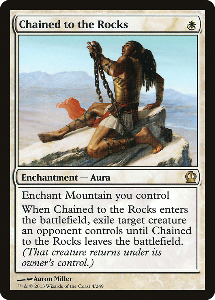 Chained to the Rocks [Theros] - Trinity Hobby