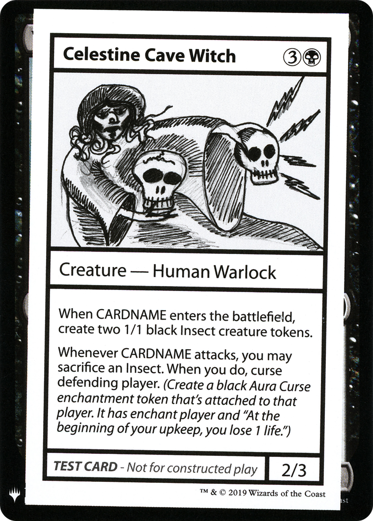 Celestine Cave Witch [Mystery Booster Playtest Cards] - Trinity Hobby