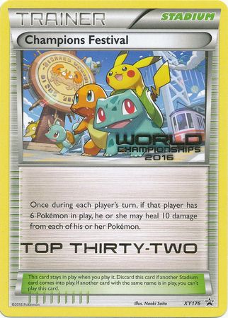 Champions Festival 2016 Top Thirty Two (XY176) [XY: Black Star Promos] - Trinity Hobby