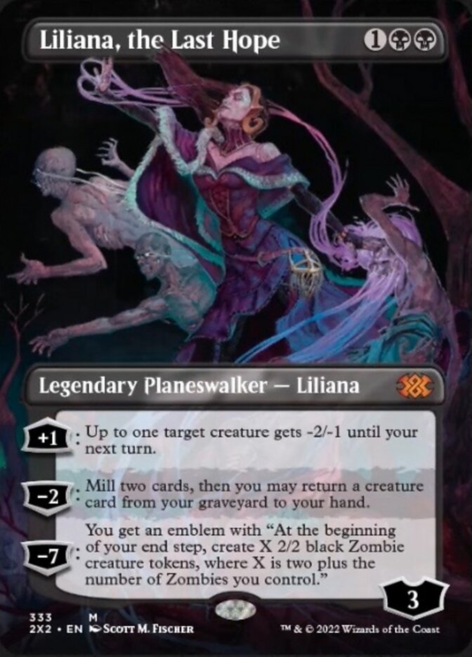 Liliana, the Last Hope (Borderless) [Double Masters 2022] - Trinity Hobby