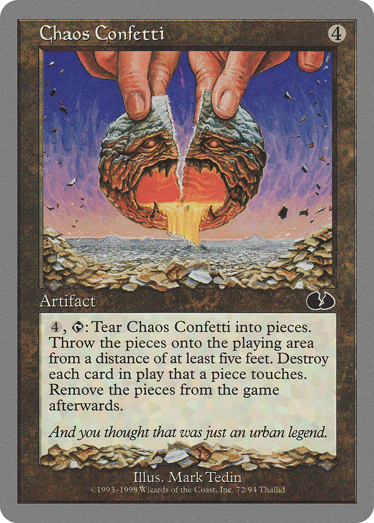 Chaos Confetti [Unglued] - Trinity Hobby