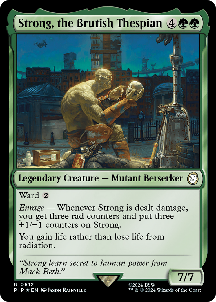 Strong, the Brutish Thespian (Surge Foil) [Fallout] - Trinity Hobby