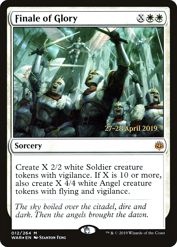 Finale of Glory [Promos d'avant-première de War of the Spark] 