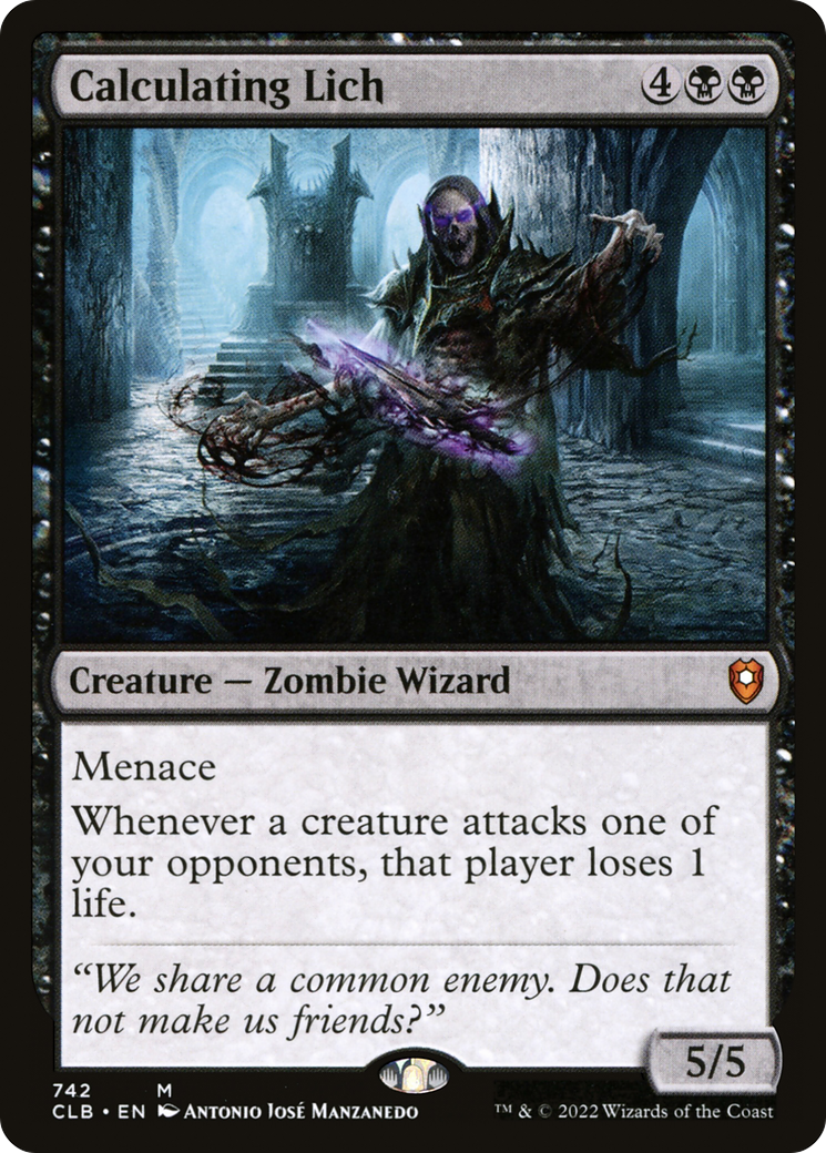 Calculating Lich [Commander Legends: Battle for Baldur's Gate] - Trinity Hobby