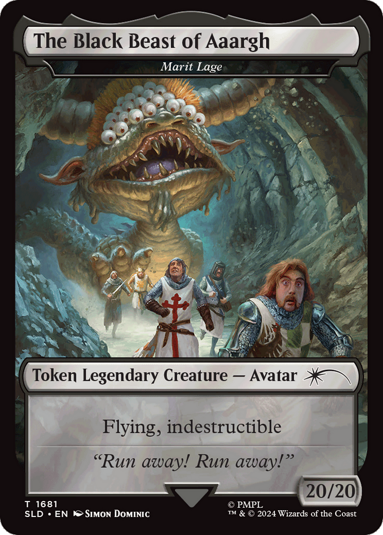 The Black Beast of Aaargh - Marit Lage Token [Secret Lair Drop Series] - Trinity Hobby