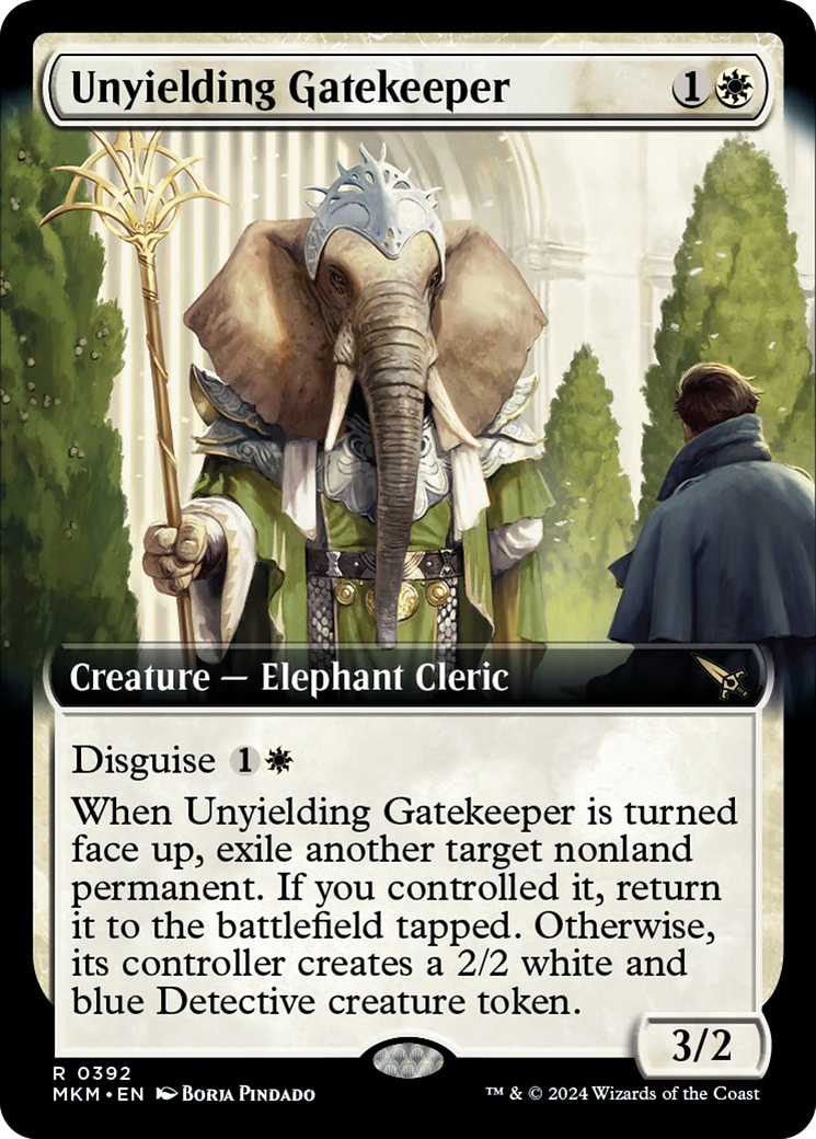 Unyielding Gatekeeper (Extended Art) [Murders at Karlov Manor] - Trinity Hobby