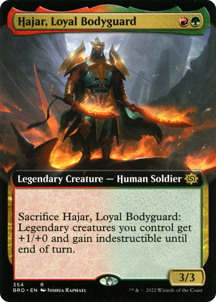 Hajar, garde du corps loyal (art étendu) [La guerre des frères] 