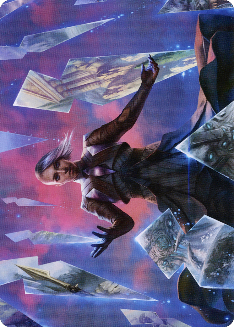 Behold the Multiverse Art Card  (ASKHM-010) - [Art Series: Kaldheim] (Borderless) - Trinity Hobby