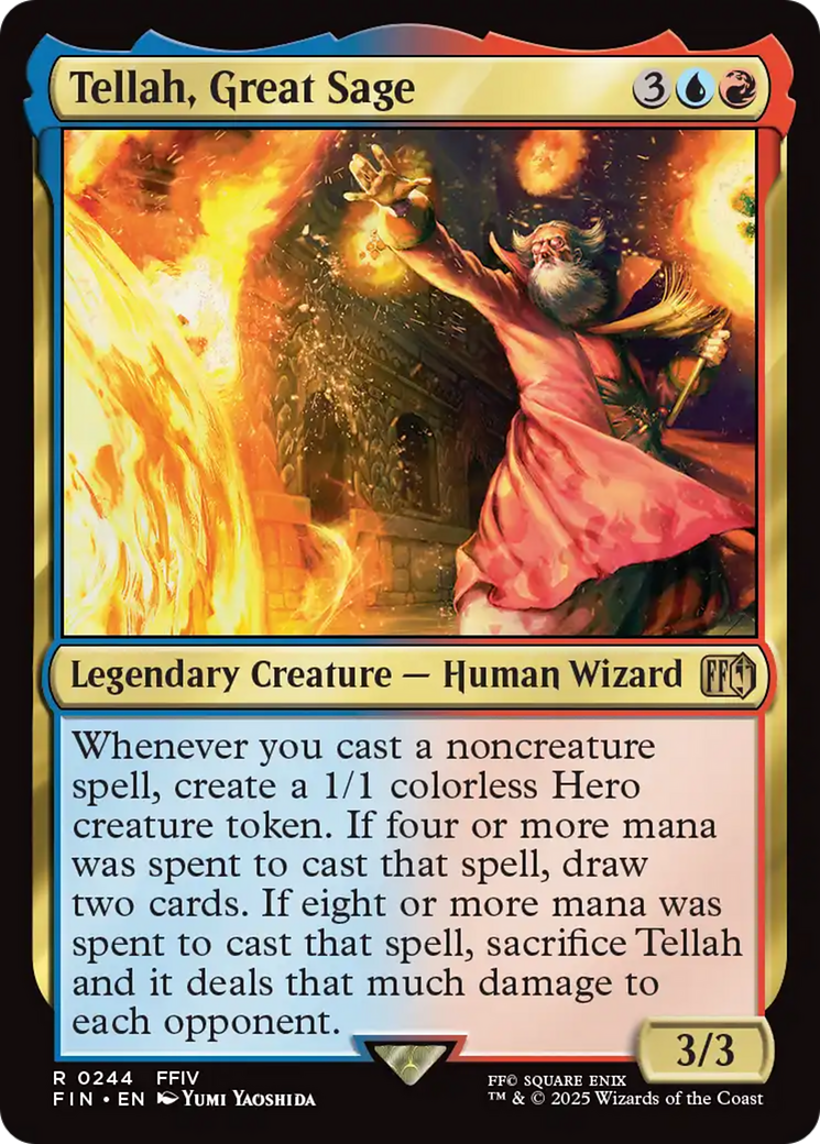 Tellah, Great Sage  [Foil]  (FIN-244) - [FINAL FANTASY] - Trinity Hobby