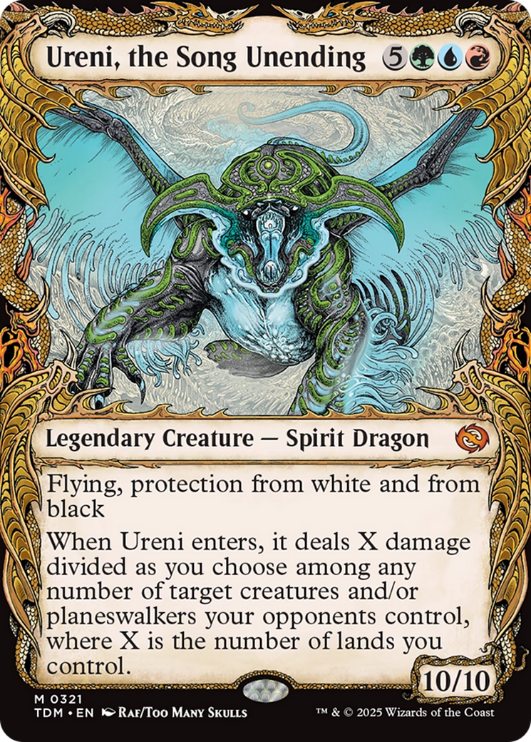 Ureni, the Song Unending  (TDM-321) - [Tarkir: Dragonstorm]: (Showcase) - Trinity Hobby