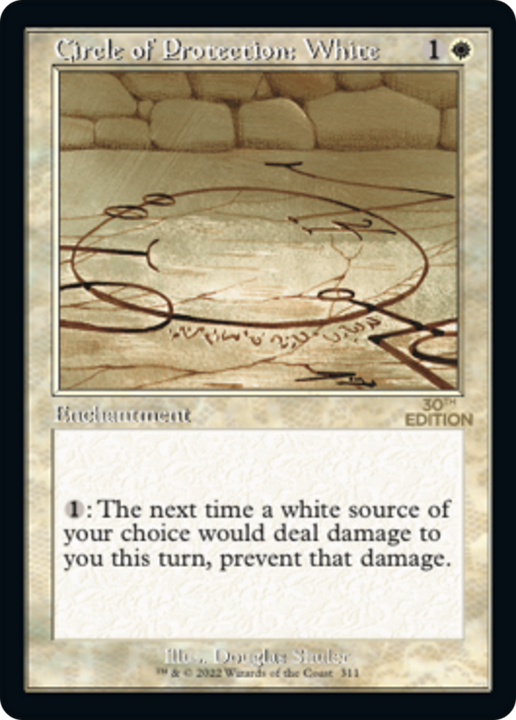 Circle of Protection: White (Retro) [30th Anniversary Edition] - Trinity Hobby