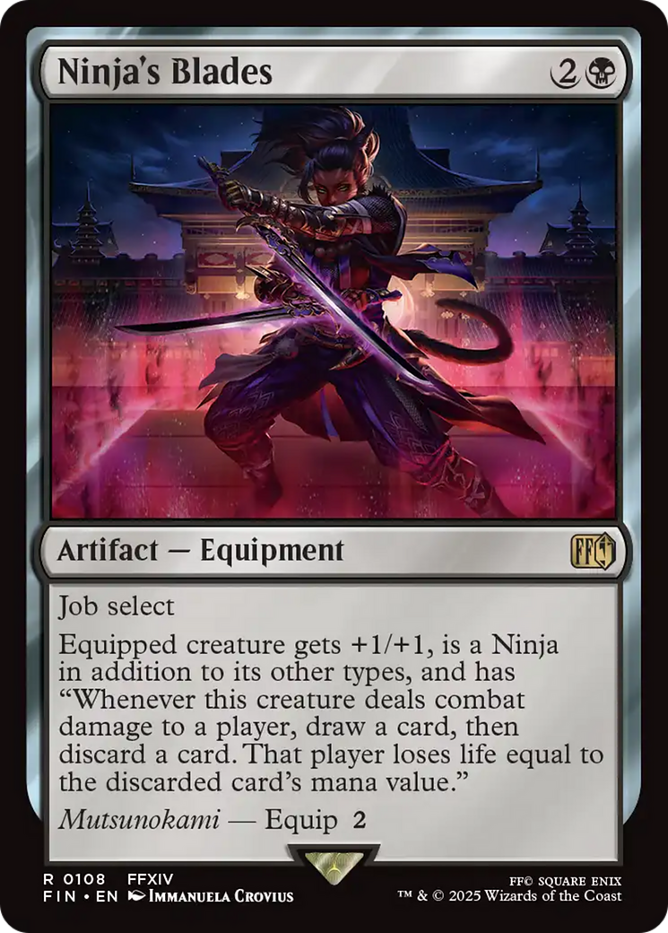Ninja's Blades  (FIN-108) - [FINAL FANTASY] - Trinity Hobby