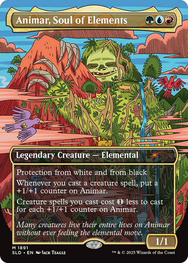 Animar, Soul of Elements (Rainbow Foil) [Secret Lair Drop Series] - Trinity Hobby