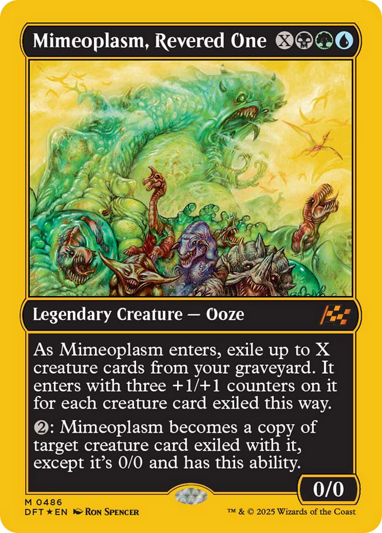 Mimeoplasm, Revered One (First-Place Foil) [Aetherdrift] - Trinity Hobby