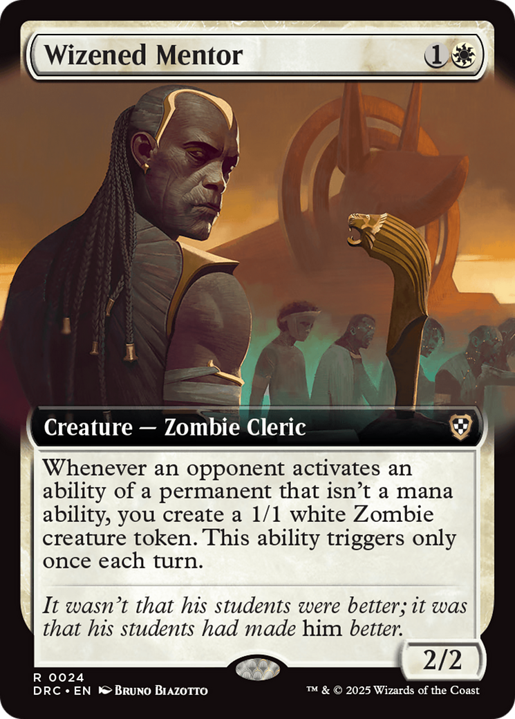 Wizened Mentor (Extended Art) [Aetherdrift Commander] - Trinity Hobby