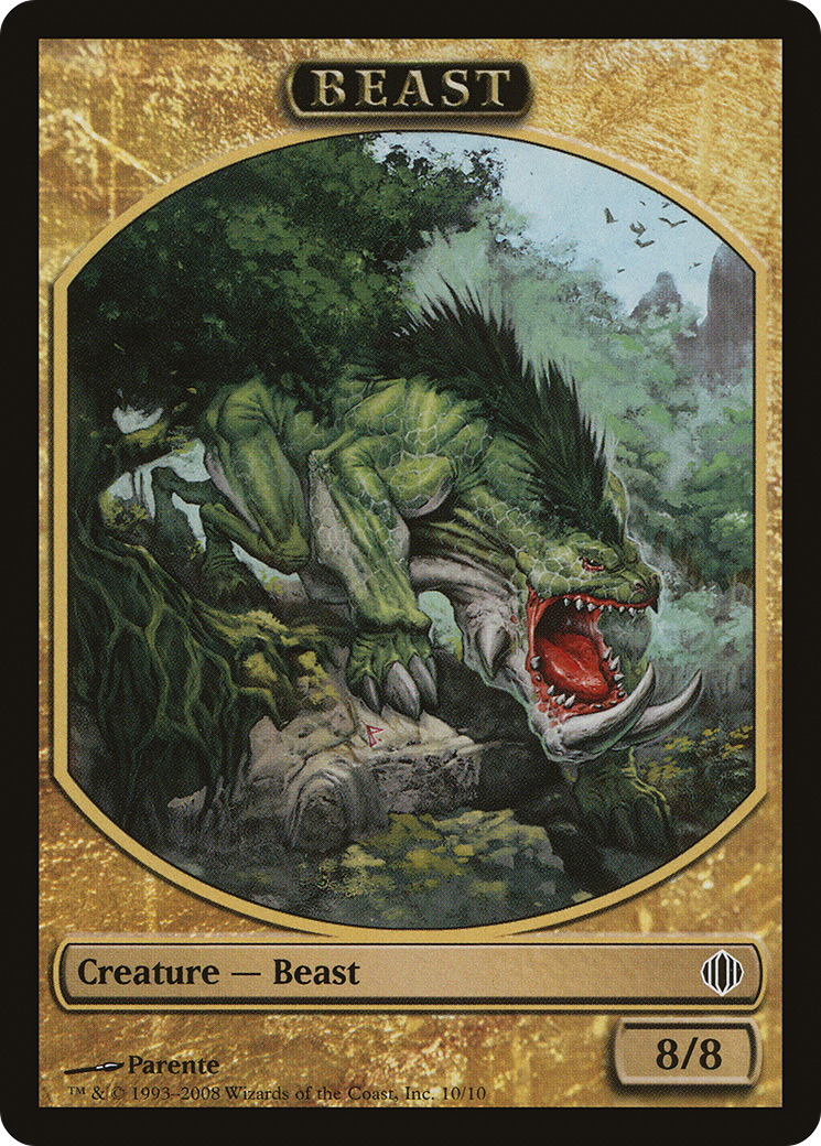 Beast Token [Shards of Alara Tokens] - Trinity Hobby
