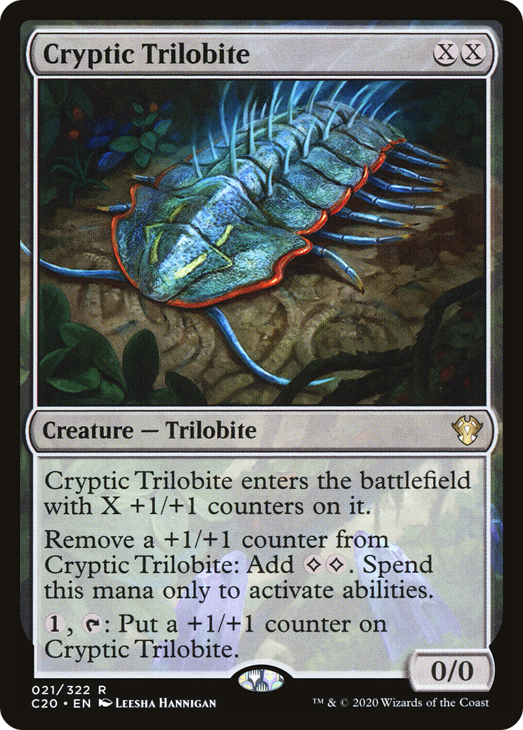 Cryptic Trilobite [Commander 2020] - Trinity Hobby